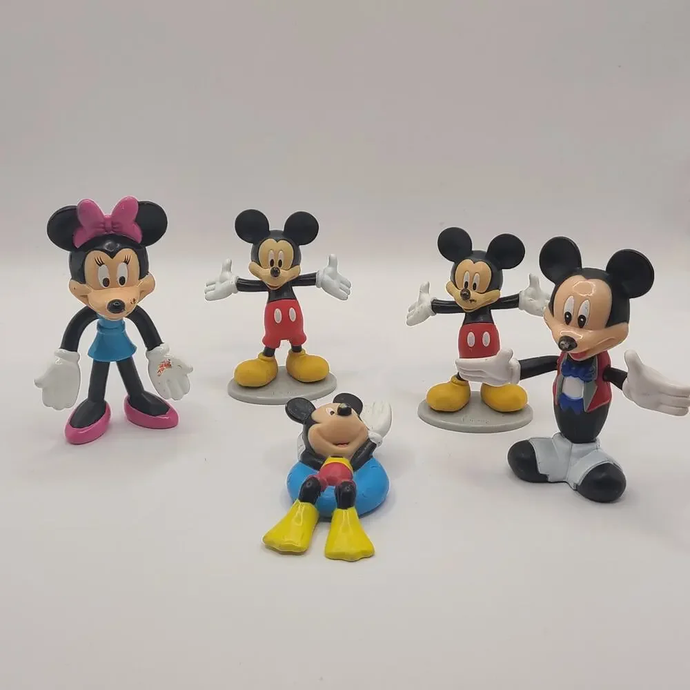 Disney Toy Figure  lot - Mickey Mouse Minnie mouse.